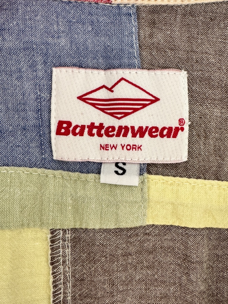 Ss20 Battenwear Patchwork Madras Topangas Pullover - Multicolor - Small — image 5 of 6